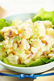 They hold their shape when boiling and will give you nice texture in the salad. The Original Potato Salad Made With Real Best Foods Mayonnaise Just Like Mom Always Made Potatoe Salad Recipe Original Potato Salad Recipe Potato Salad