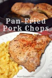 When I Am Looking For A No Nonsense Focus On The Pork Chop Recipe This Pan Fried Pork Chop Recip Pan Fried Pork Chops Fried Pork Chop Recipes Fried Pork Chops