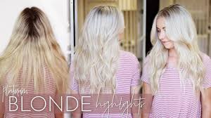 This is because you've previously stripped down all of your color and have left. Platinum Blonde Highlights My Favorite Highlighting Technique Formulas Included Youtube