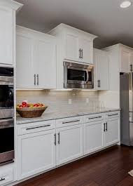 Whatever decision you make, granite countertop with white. How Fresh The Kitchen Space Feels Countrykitchencabinets New Kitchen Cabinets White Kitchen Appliances Kitchen Design