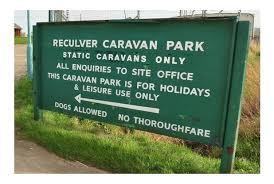 Nice Typography Hints At A Military Past Caravan Park Park Leisure