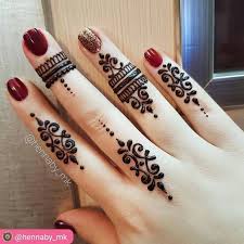 Pin On Finger Mehndi Designs