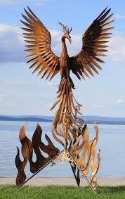 Download 5,915 phoenix bird clip art and illustrations. Casa Padrino Luxury Garden Decoration Sculpture Phoenix Bird Rust 125 X 113 X H 250 Cm Giant Garden Figure Luxury Garden Decoration