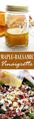 Maple Balsamic Vinaigrette Recipe Diethood Balsamic Vinaigrette Recipe Homemade Salads Salad Dressing Recipes Homemade