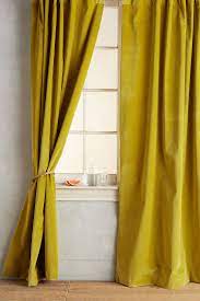 Matte Velvet Curtain Velvet Curtains Home Curtains Yellow Curtains