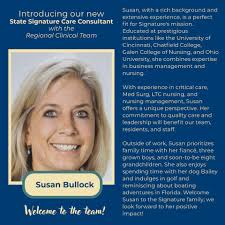 Please join us in welcoming our newest team member, Susan Bullock! Susan is  joining our Regional Clinical Team. We are thrilled to have her