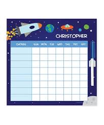 Spark Spark Rocket Launch Dry Erase Personalized Chore