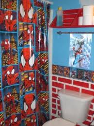 Son S Spiderman Bathroom Marvel Room Bathroom Kids Kids Room