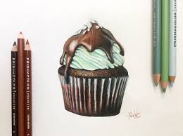 Epingle Par Barbora Stetinova Sur Iskusstvo Risovaniya Dessin Cupcake Dessin Crayon De Couleur Dessins D Aliments
