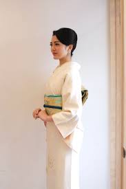 六花のレンタルきもの 付下げ クリーム地刺繍 hor3 5 六花 着物 美人 着物 ヘアスタイル 訪問着