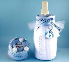 Welcoming a baby boy is a joyous occasion. Baby Boy Gift Milk Cake By Silly Phillie