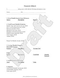 Fill out and download your professional form today. Free Financial Affidavit Free To Print Save Download