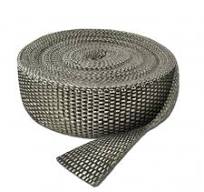 THERMO TEC 11062 EXHAUST WRAP 50 FOOT X 2 INCH PLATINUM WEAVE LOCK UP TO  1800 DEGREE F ROGUE SERIES