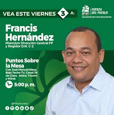 🎥🎙️|Entrevista| Este viernes 3 de noviembre a nuestros compañeros de la  Fuerza del Pueblo: Benedicto Reynoso Danaides Ortíz Paino Abreu Alexis  Fradera Javier Ubiera Miguel Encarnación Francis Hernández #FPComunica  #FuerzaDelPueblo