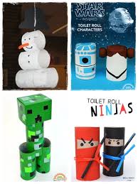 Le bricolage avec des rouleaux de papier toilette ! 60 Bricolages Avec Des Rouleaux De Papier Toilette La Cour Des Petits