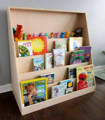 Diy Montessori Front Facing Bookshelf Woodworking Pdf Plans Etsy In 2021 Front Facing Bookshelf Bookshelves Diy Bookshelves