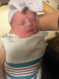 The baby was born healthy with a little drama but a whole lot of love!