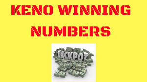 Keno Winning Numbers Keno Numbers What Keno Numbers Are Best Winning Numbers Keno Numbers