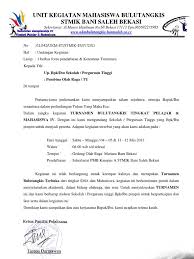 Contoh surat undangan setengah resmi dengan tema perlombaan olahraga. Contoh Surat Undangan Resmi Olahraga