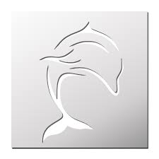 Pochoir Dauphin Pochoir Pochoirs Imprimables Gratuits Art En Papier Decoupe
