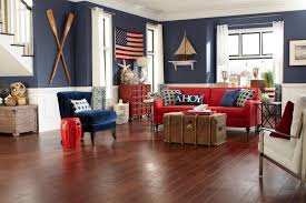 Beach Style Living Room With American Flag Decor Ideas In Raleigh 9 Beach Style Living Roo Nautical Living Room Americana Living Rooms Coastal Living Rooms
