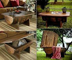 Weinfass Stehtisch Und Viele Andere Diy Mobel Aus Holzfass Gebastelt Weinfass Tisch Coole Couchtische Weinfass