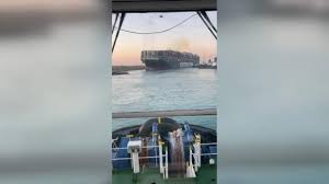 Ship ever given, one of the world's largest container ships, is seen after it was fully floated in suez canal, egypt march 29, 2021. 5rf9gxqnlwr3km