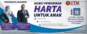Dear all, all are invited. Sesi K Sharing Kunci Pewarisan Harta Untuk Anak Calendar Events