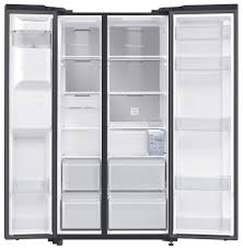 Give your fridge regular cleanings to make it look like new inside and out. Samsung 640 Liters Side By Side Refrigerator Grey Black Rs64r5331b4 1 Year Warranty Buy Online At Best Price In Uae Amazon Ae