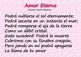 Amor Eterno De Gustavo Adolfo Becker Poemas De Amor Poema Cortos De Amor Poemas De Amor En Espanol