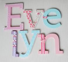 Wooden Letter Name Hand Painted And Decorated Wooden Craft Letters For Nursery Kids Room Letter Box Design Painting Wooden Letters Wooden Letters For Nursery