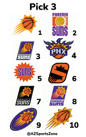 The emblem backdrop colour was black. You Can Only Pick Three Phoenix Suns Logo Edition Bright Side Of The Sun
