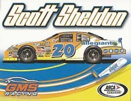 May 9 nascar cup series race at darlington raceway (3:30 p.m. Scott Sheldon Allegiant Gms Racing 20 Non Nascar Arca Series Postcard Ebay