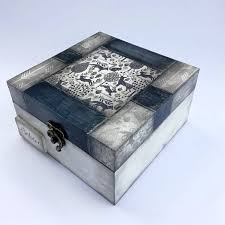 Woodland Decorative Storage Box With Lid Woodland Pattern Woodland Woodlandbox Decoupage Decorative Boxes Decorative Storage Boxes Storage Boxes With Lids