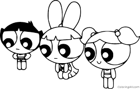 Well, the powerpuff girls is an american superhero animated television series. Buttercup And Blossom With Bubbles Coloring Page Coloringall
