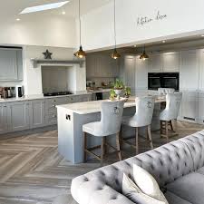 Maybe you would like to learn more about one of these? Fairford Grey Kitchen In 2021 Open Plan Kitchen Dining Living Open Plan Kitchen Living Room Open Plan Kitchen Diner