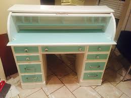 Roll Top Desk Makeover So I Found This Desk On Craigslist In The Free Section And Grabbed It Up And Dec Desk Makeover Repurposed Furniture Furniture Renovation