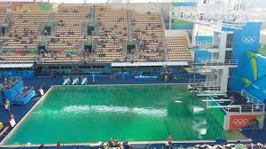 After the first two rounds of dives at a lower difficulty level, the competition was up for grabs, including for american duo krysta palmer and alison gibson. Rio Olympics 2016 Diving Pool Turns Green Overnight Forcing Urgent Health Tests To Check It Is Safe To Use