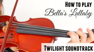 Browse our 19 arrangements of bella's lullaby. sheet music is available for piano, alto saxophone, c instrument and 12 others with 3 scorings and 3 notations in 5 genres. Twilight Bella S Lullaby How To Play Violin Tutorial Official Twilight Soundtrack Youtube
