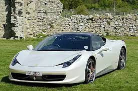 Ferrari 458 black and white. Ferrari 458 Italia 2012 White Black Roof Print 7489675 Cards