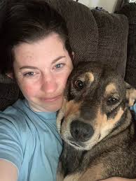 Happy birthday to rescue dog Karma