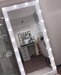 Hollywood Dream Full Length Vanity Mirror Medina Vanity In 2020 Beauty Room Vanity Vanity Mirror Body Mirror