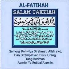 Al Fatihah Dan Salam Takziah Islamic Quotes Muslim Greeting Life Quotes
