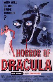 1958 Horror Of Dracula Horror Posters Classic Horror Movies Posters Classic Horror Movies