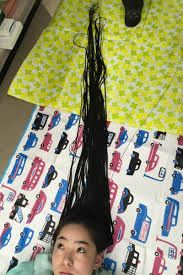 Xie qiuping (china) achieved the longest hair in the world on a female with a length of 5.62 m (18 ft 5 in), as verified on 8 may 2004. 7 Longest Heads Of Hair In The World Largest Org