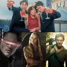Remember That Time When Cyclops Cersei Lannister And Daryl Dixon Went To College Together Daryl Dixon Cersei Lannister Cersei