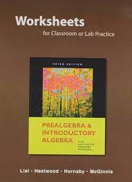 This product is suitable for preschool, kindergarten and grade 1.the product is available for instant download after purchase. Buy Prealgebra And Introductory Algebra Worksheets For Classroom Or Lab Practice Mymathlab Access Card Package Book Online At Low Prices In India Prealgebra And Introductory Algebra Worksheets For Classroom