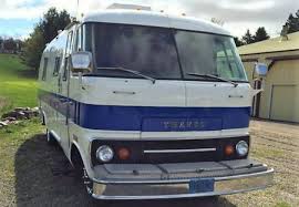 Image result for Blue 1970 Motor Home