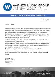 Search and discuss new and favorite tv shows & tv series, movies, music and games. Scam Alert Letter From Warner Music Group Targeting Vulnerable Artists