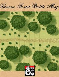 Generic Forest Battle Map Dungeon Masters Guild Dungeon Masters Guild